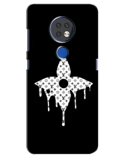 Чохол для Nokia 7.2 з картинкою «Квіткова монограма»