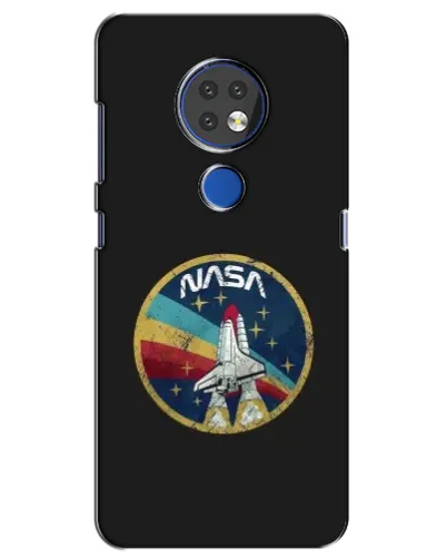 Чехол для Nokia 7.2 с картинкой «NASA — эмблема миссии»