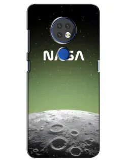 Чохол для Nokia 7.2 з картинкою «NASA — місячний градієнт» Чохол для Nokia 7.2 з картинкою «NASA — місячний градієнт»