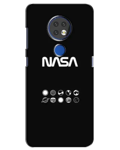 Чехол для Nokia 7.2 с картинкой «NASA — технический принт»