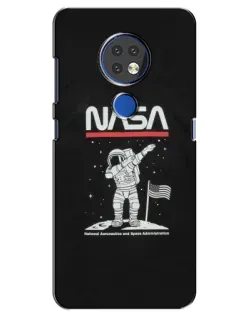 Чохол для Nokia 7.2 з картинкою «NASA — крокуємо по Місяцю» Чохол для Nokia 7.2 з картинкою «NASA — крокуємо по Місяцю»