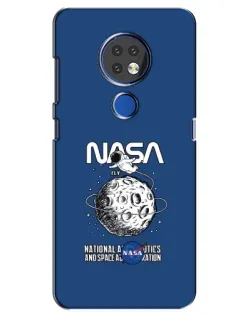 Чохол для Nokia 7.2 з картинкою «NASA — місячна місія» Чохол для Nokia 7.2 з картинкою «NASA — місячна місія»