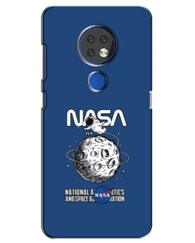 Чехол для Nokia 7.2 с картинкой «NASA — лунная миссия»