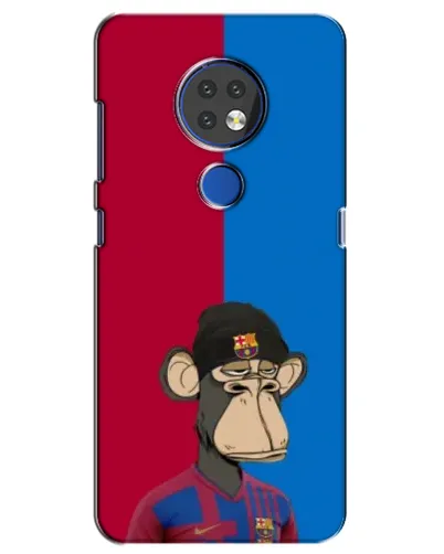 Чохол для Nokia 7.2 з картинкою «Bored Ape — фанат Барси»