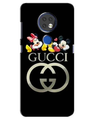 Чехол для Nokia 7.2 с картинкой «Gucci — герои Disney»