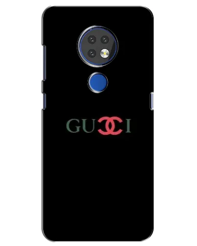 Чехол для Nokia 7.2 с картинкой «Gucci — красный градиент»