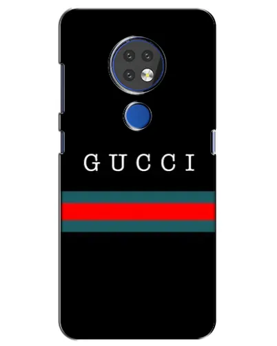 Чехол для Nokia 7.2 с картинкой «Gucci — красный пояс»