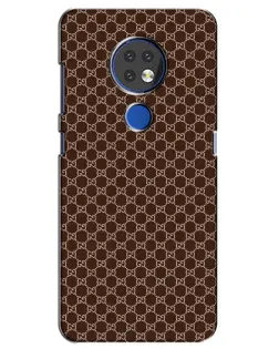 Чехол для Nokia 7.2 с картинкой «Gucci — шоколадная сетка» Чехол для Nokia 7.2 с картинкой «Gucci — шоколадная сетка»