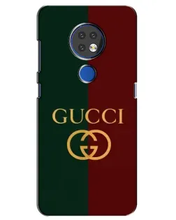 Чехол для Nokia 7.2 с картинкой «Gucci — темно-зеленый градиент» Чехол для Nokia 7.2 с картинкой «Gucci — темно-зеленый градиент»