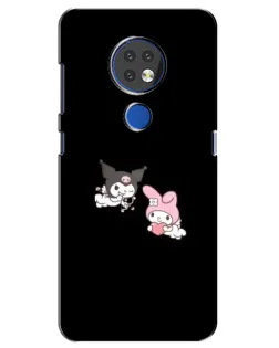 Чохол для Nokia 7.2 з картинкою «My Melody та Kuromi» Чохол для Nokia 7.2 з картинкою «My Melody та Kuromi»