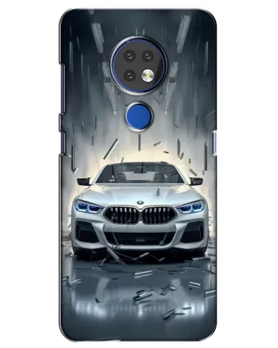 Чехол для Nokia 7.2 с картинкой «BMW в свете фар»