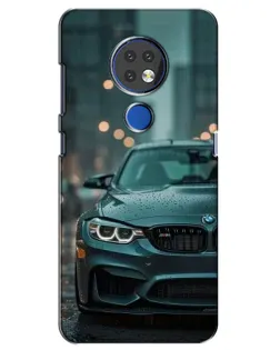 Чехол для Nokia 7.2 с картинкой «BMW в огнях города»