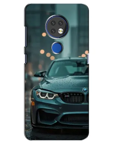 Чехол для Nokia 7.2 с картинкой «BMW в огнях города»