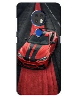 Чехол для Nokia 7.2 с картинкой «BMW на красной дорожке»