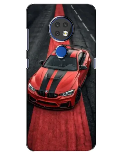 Чехол для Nokia 7.2 с картинкой «BMW на красной дорожке»
