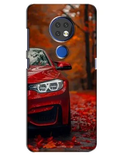 Чехол для Nokia 7.2 с картинкой «Осенняя BMW M4»