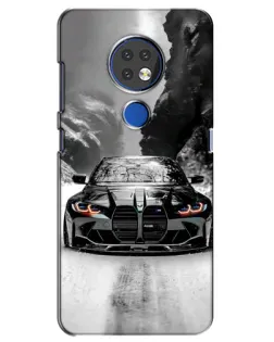 Чехол для Nokia 7.2 с картинкой «BMW — акварельный дрифт» Чехол для Nokia 7.2 с картинкой «BMW — акварельный дрифт»