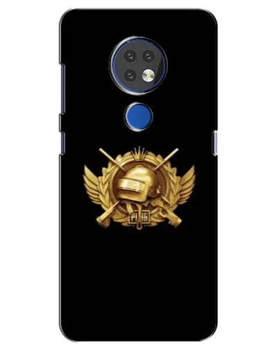 Чохол для Nokia 7.2 з картинкою «PUBG — помаранчевий градієнт»