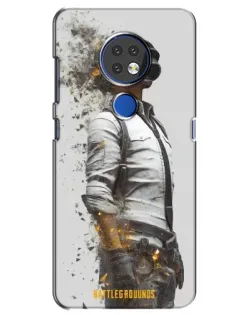 Чехол для Nokia 7.2 с картинкой «PUBG — боец в пыли» Чехол для Nokia 7.2 с картинкой «PUBG — боец в пыли»