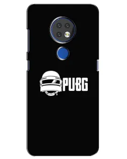 Чехол для Nokia 7.2 с картинкой «PUBG — классический лого» Чехол для Nokia 7.2 с картинкой «PUBG — классический лого»