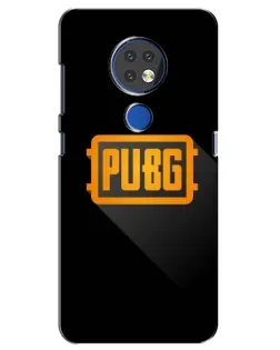 Чехол для Nokia 7.2 с картинкой «PUBG — рамка лого» Чехол для Nokia 7.2 с картинкой «PUBG — рамка лого»