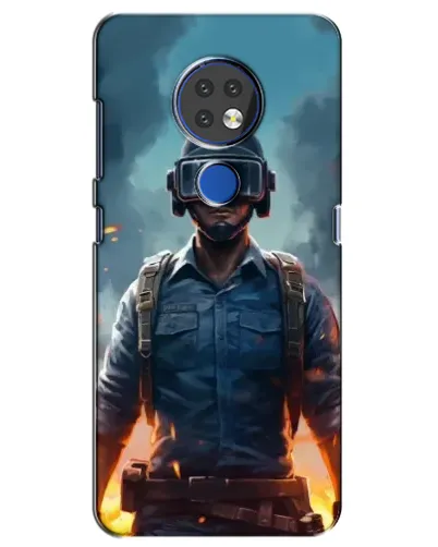 Чохол для Nokia 7.2 з картинкою «PUBG — реалістичний герой»