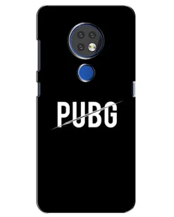 Чехол для Nokia 7.2 с картинкой «PUBG — белый логотип» Чехол для Nokia 7.2 с картинкой «PUBG — белый логотип»
