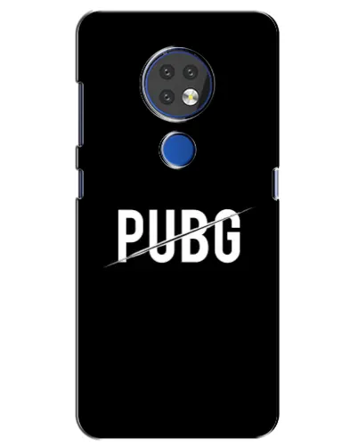 Чохол для Nokia 7.2 з картинкою «PUBG — білий логотип»