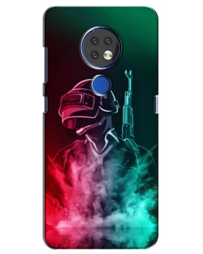 Чохол для Nokia 7.2 з картинкою «PUBG — вогняний воїн»