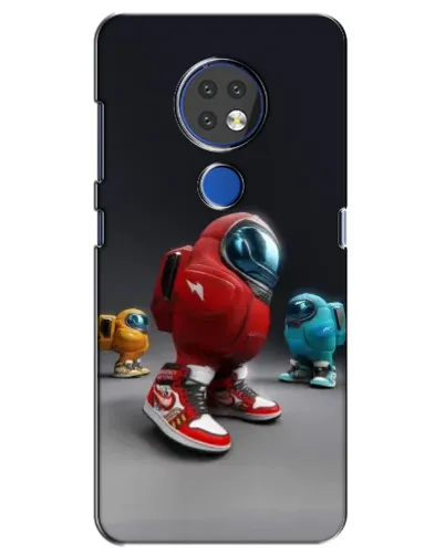 Чехол для Nokia 7.2 с картинкой «Among Us — 3D стиль»