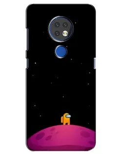 Чохол для Nokia 7.2 з картинкою «Самотній герой на планеті» Чохол для Nokia 7.2 з картинкою «Самотній герой на планеті»