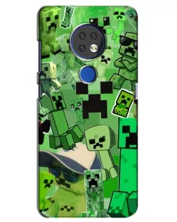 Чохол для Nokia 7.2 з картинкою «Кріпери Minecraft» Чохол для Nokia 7.2 з картинкою «Кріпери Minecraft»