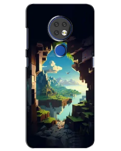 Чехол для Nokia 7.2 с картинкой «Вид из пещеры»