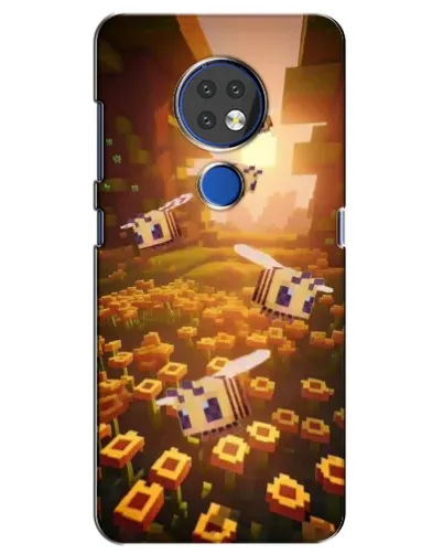 Чехол для Nokia 7.2 с картинкой «Поле подсолнухов»