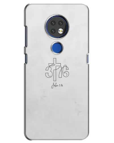Чохол для Nokia 7.2 з картинкою «Івана 3:16 Хрест» Чохол для Nokia 7.2 з картинкою «Івана 3:16 Хрест»