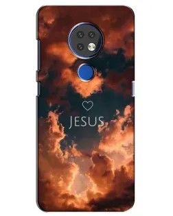 Чохол для Nokia 7.2 з картинкою «Сяйво Імені Jesus»