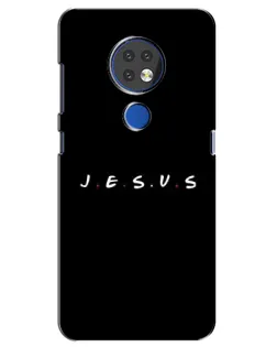 Чохол для Nokia 7.2 з картинкою «Крапки віри J.E.S.U.S.»