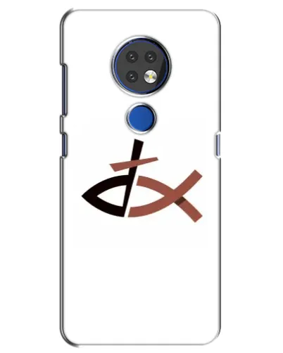 Чохол для Nokia 7.2 з картинкою «Риба та хрест» Чохол для Nokia 7.2 з картинкою «Риба та хрест»
