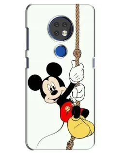 Чехол для Nokia 7.2 с картинкой «Mickey на канате»