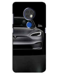 Чехол для Nokia 7.2 с картинкой «Tesla Model S Look»