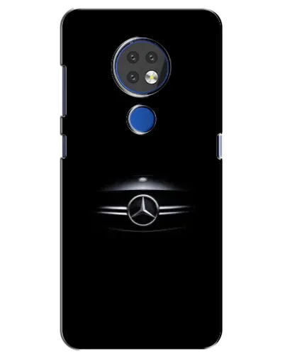 Чехол для Nokia 7.2 с картинкой «Mercedes — абстрактные линии»