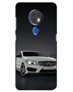 Чехол для Nokia 7.2 с картинкой «Mercedes AMG GT Silver»