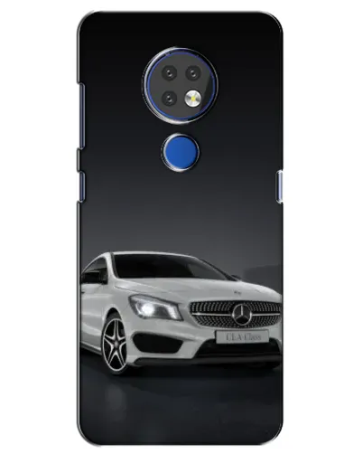 Чехол для Nokia 7.2 с картинкой «Mercedes AMG GT Silver»