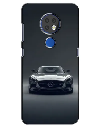 Чехол для Nokia 7.2 с картинкой «Mercedes на черном»