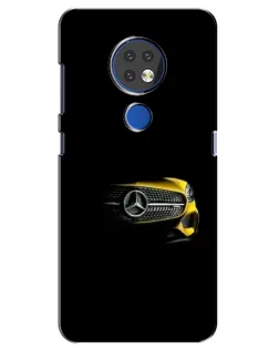 Чехол для Nokia 7.2 с картинкой «Mercedes — ретро стиль»