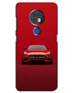 Чехол для Nokia 7.2 с картинкой «Красный Mercedes AMG»