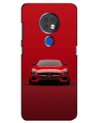 Чехол для Nokia 7.2 с картинкой «Красный Mercedes AMG»