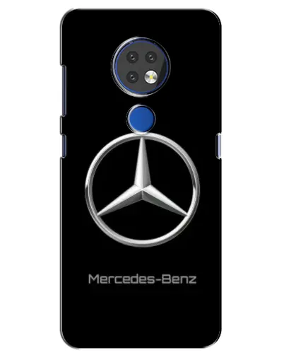 Чехол для Nokia 7.2 с картинкой «Mercedes Silver Logo»