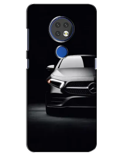 Чехол для Nokia 7.2 с картинкой «Свет фар Mercedes»