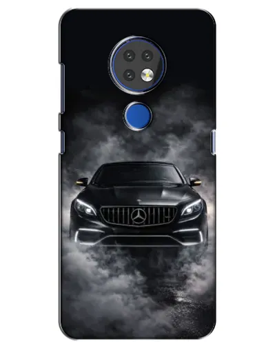 Чехол для Nokia 7.2 с картинкой «Mercedes в дыму»